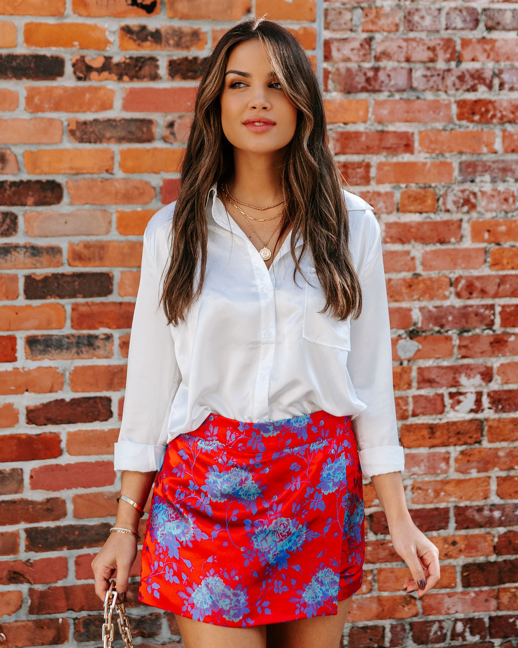 Malakai Floral Embroidered Skort